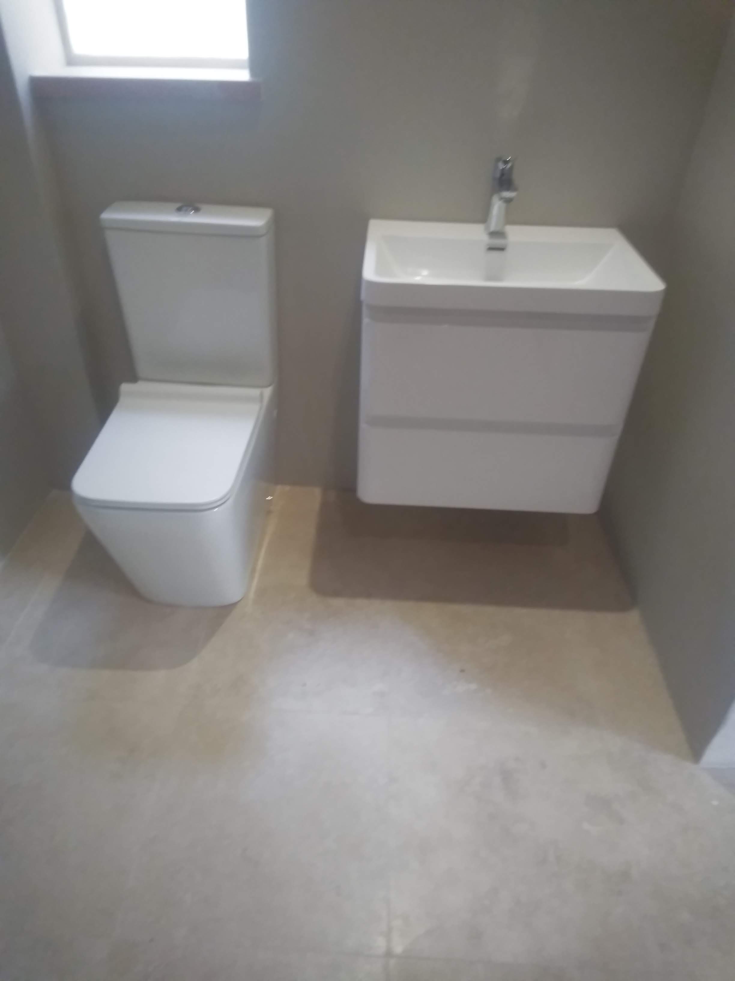 Bathroom installation project